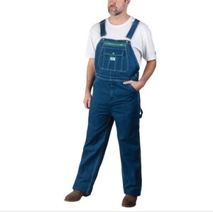 Liberty Stonewashed Denim Bib Overalls